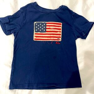 Ralph Lauren Polo American Flag kids t shirt